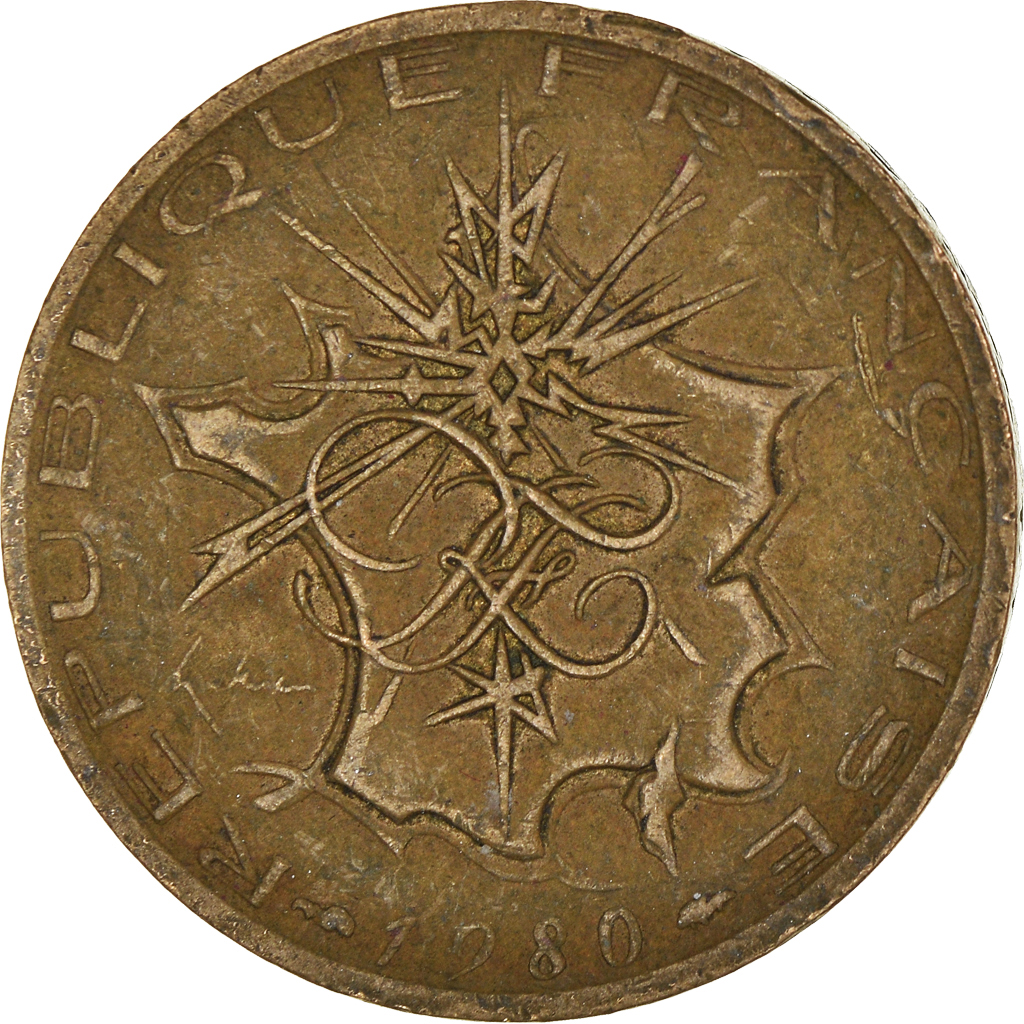 Moneda, Francia, 10 Francs, 1980
