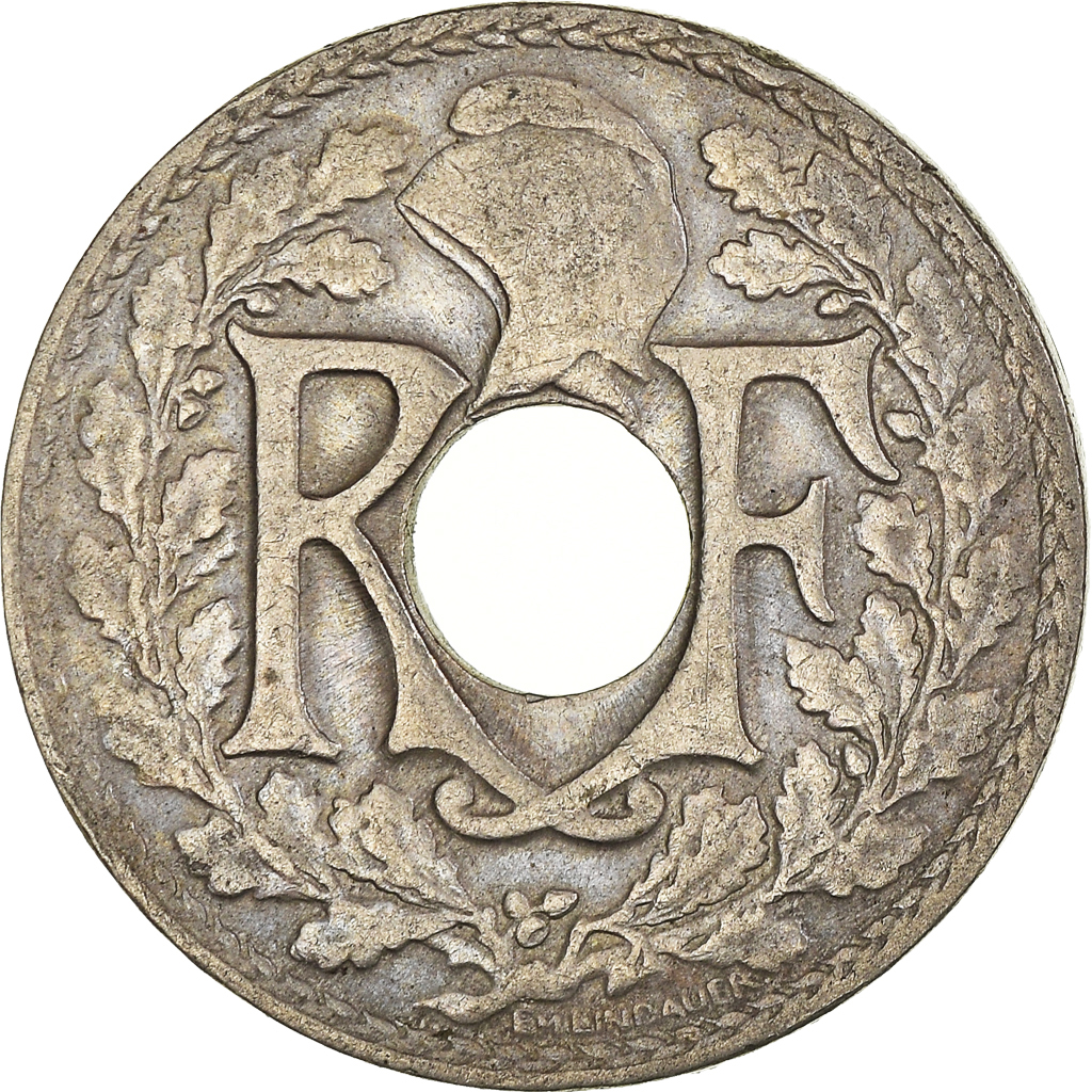 Moneda, Francia, 10 Centimes, 1919