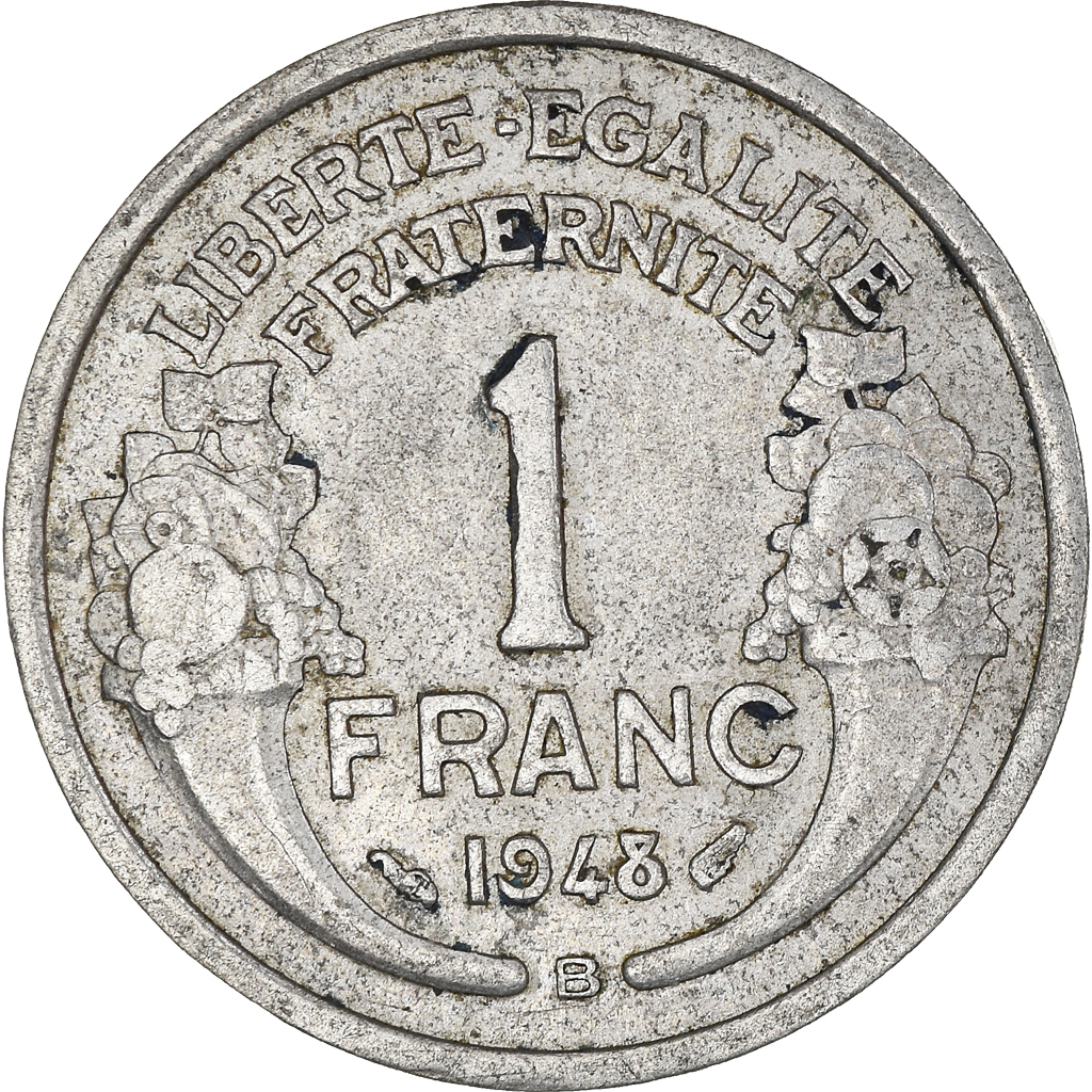 Moneda, Francia, Franc, 1948