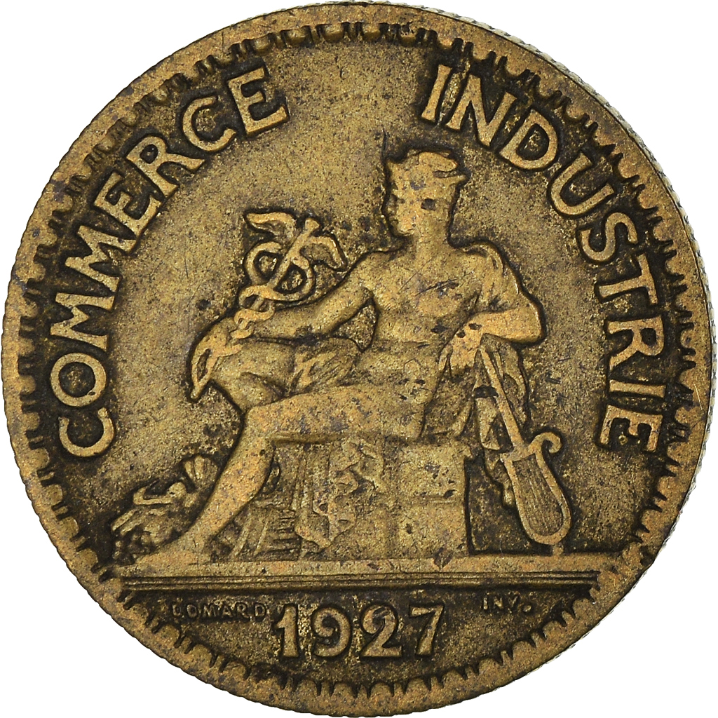 Moneda, Francia, 50 Centimes, 1927