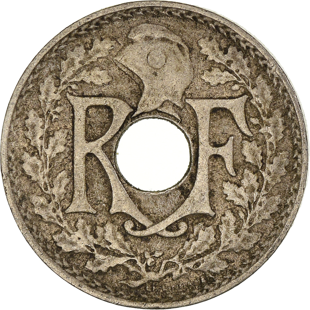 Moneda, Francia, 5 Centimes, 1917