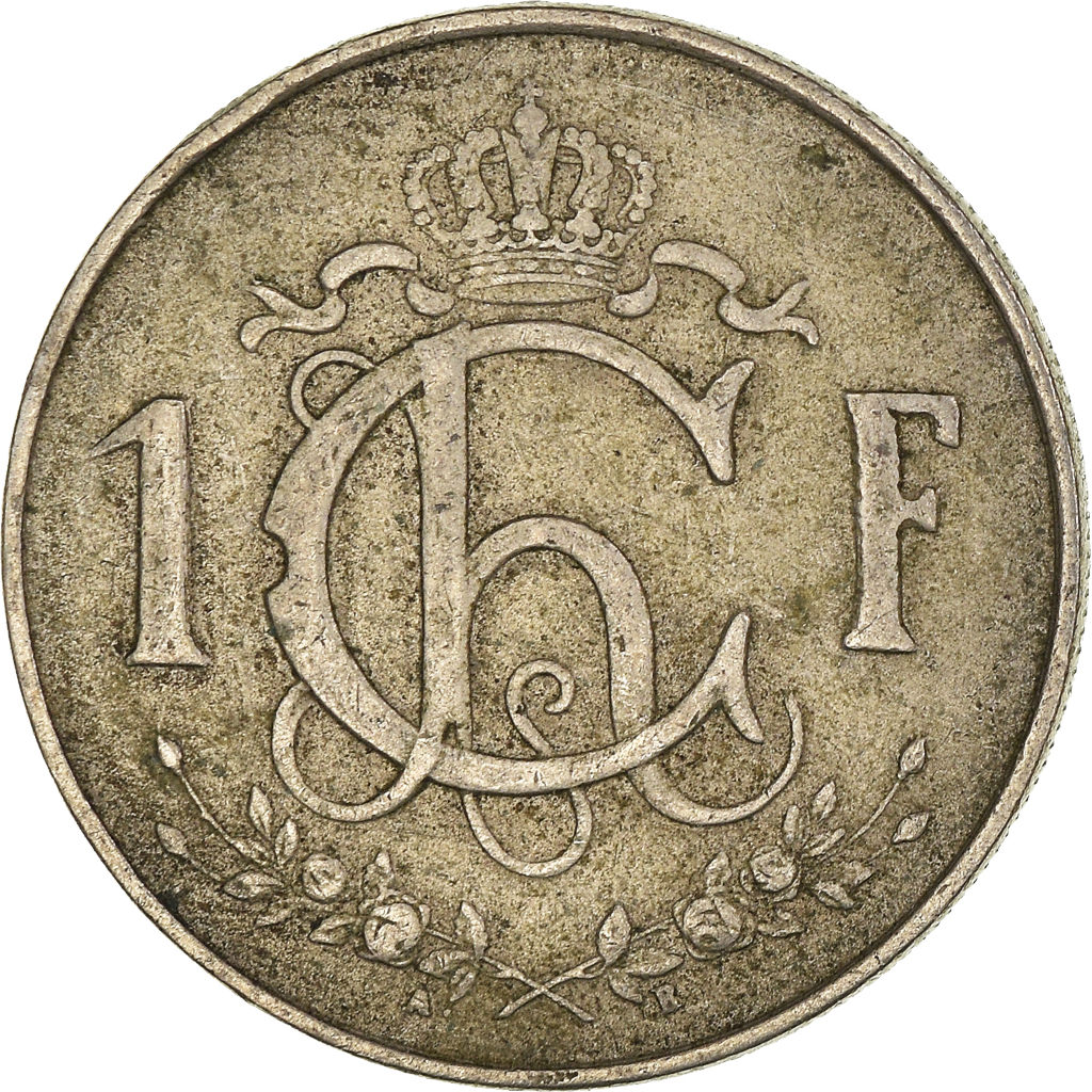 Moneda, Luxemburgo, Franc, 1957