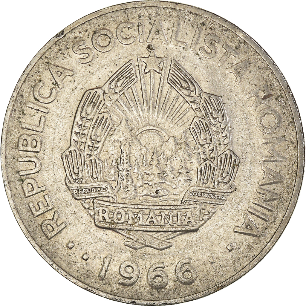 Moneda, Rumanía, Leu, 1966