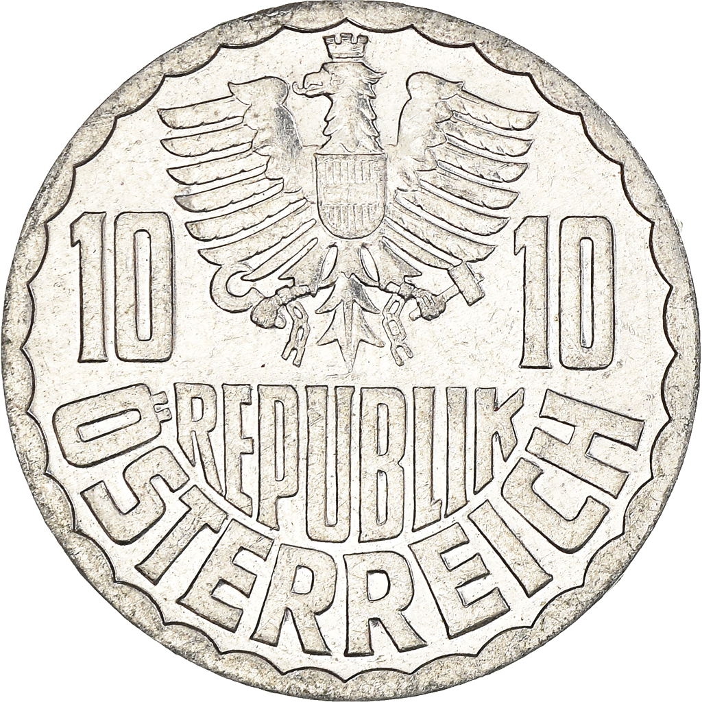 Moneda, Austria, 10 Groschen, 1979