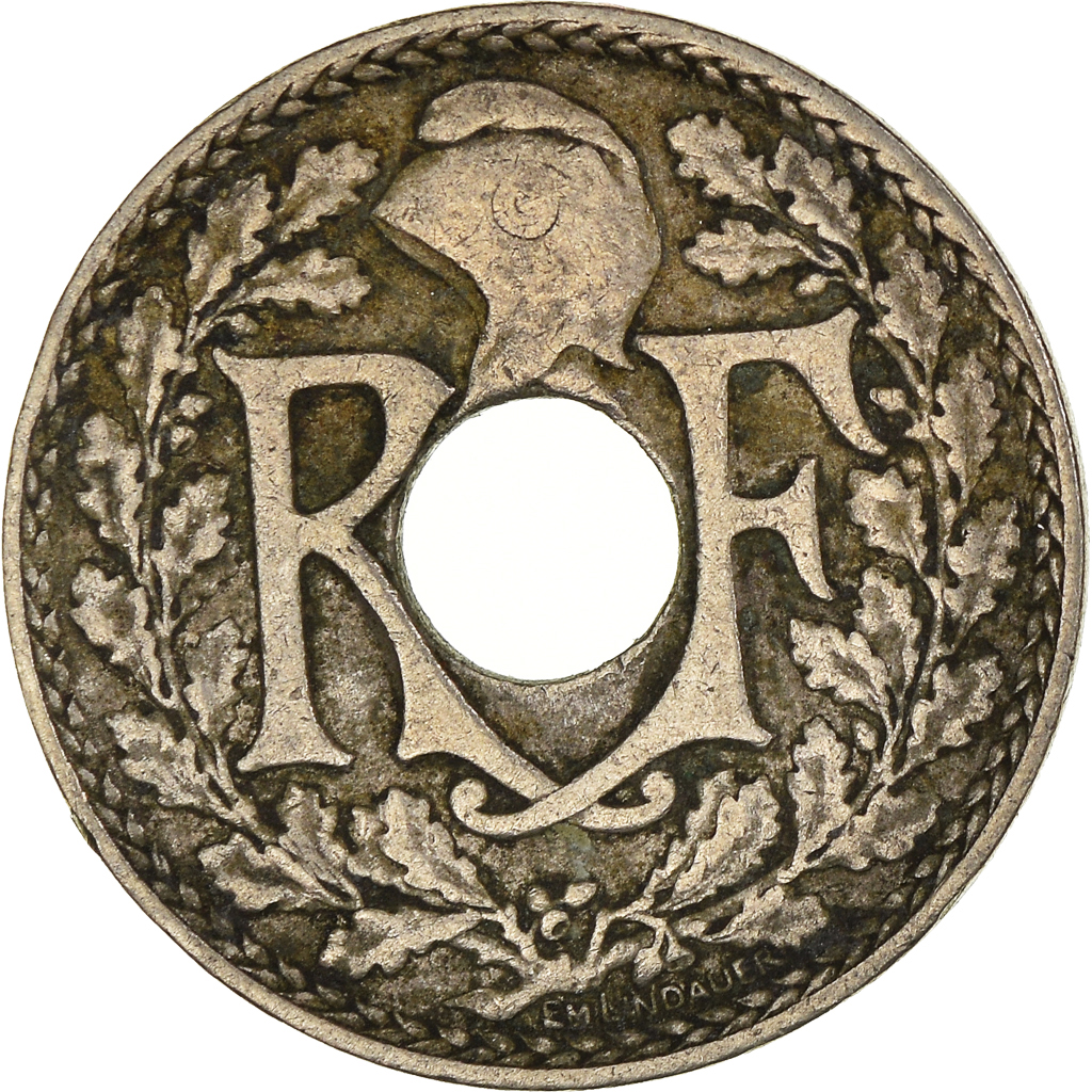 Moneda, Francia, 10 Centimes, 1918