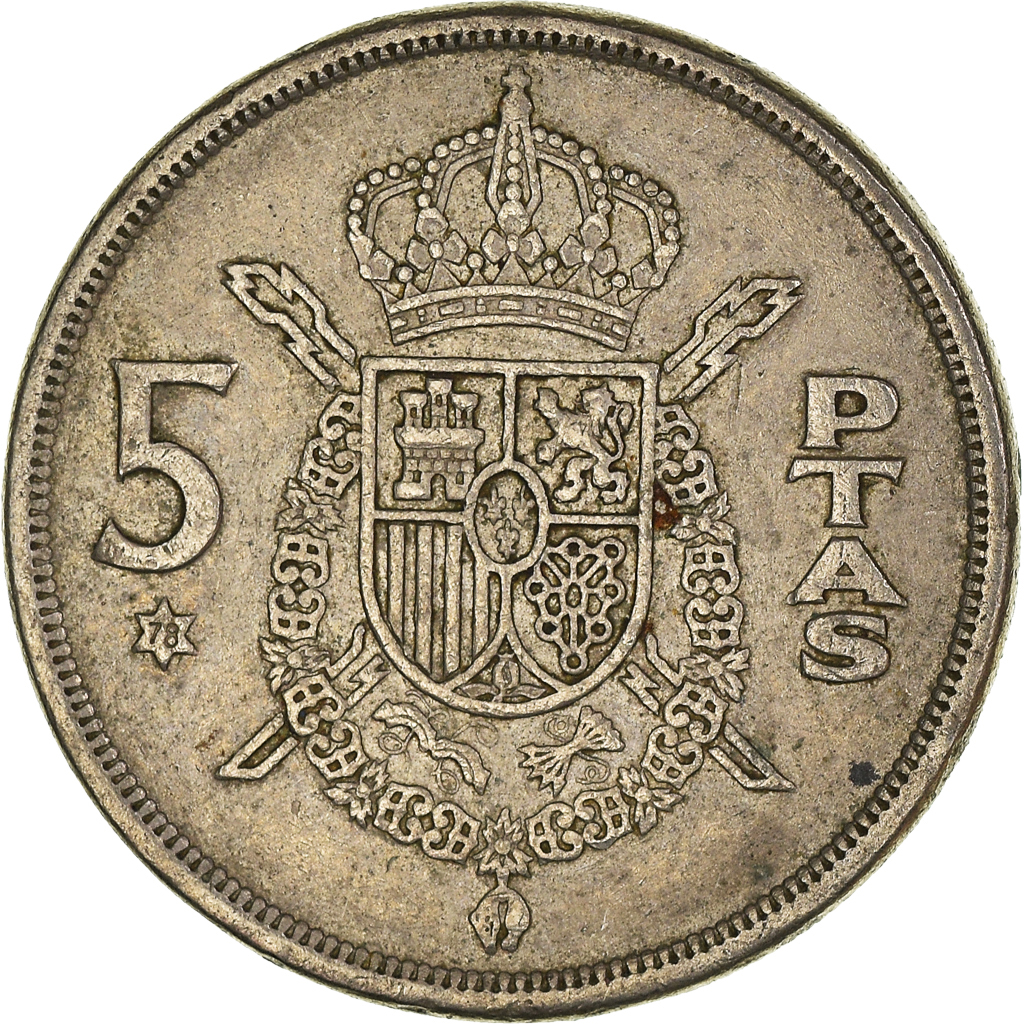Moneda, España, 5 Pesetas
