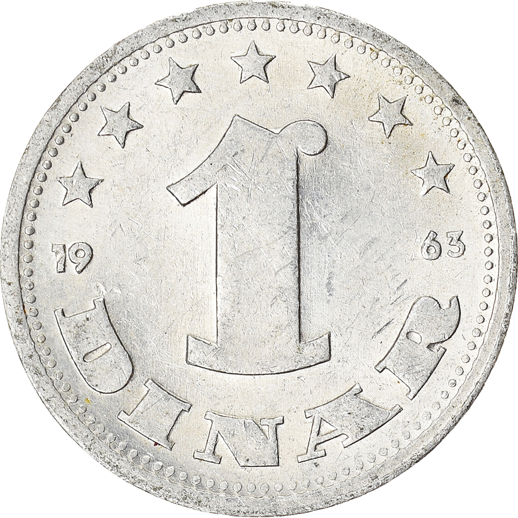 Moneda, Yugoslavia, Dinar, 1963