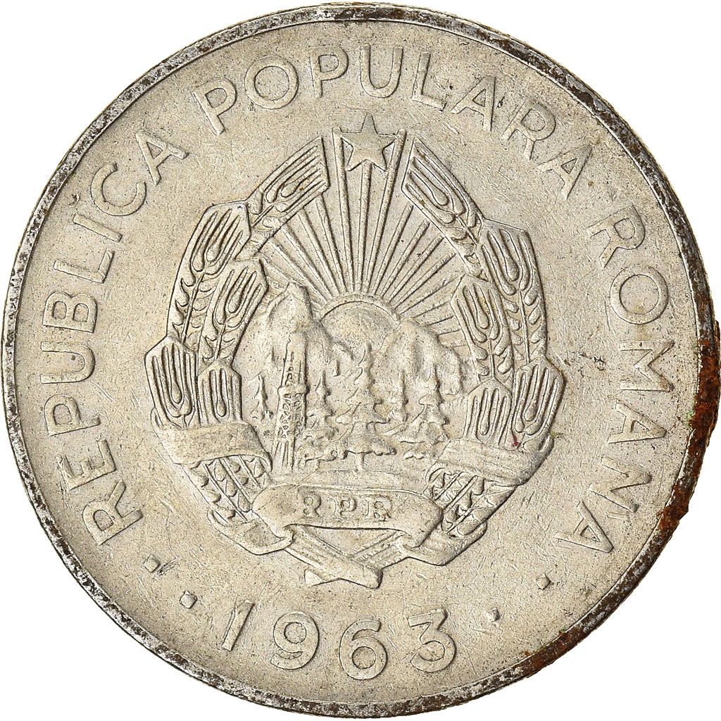 Moneda, Rumanía, Leu, 1963