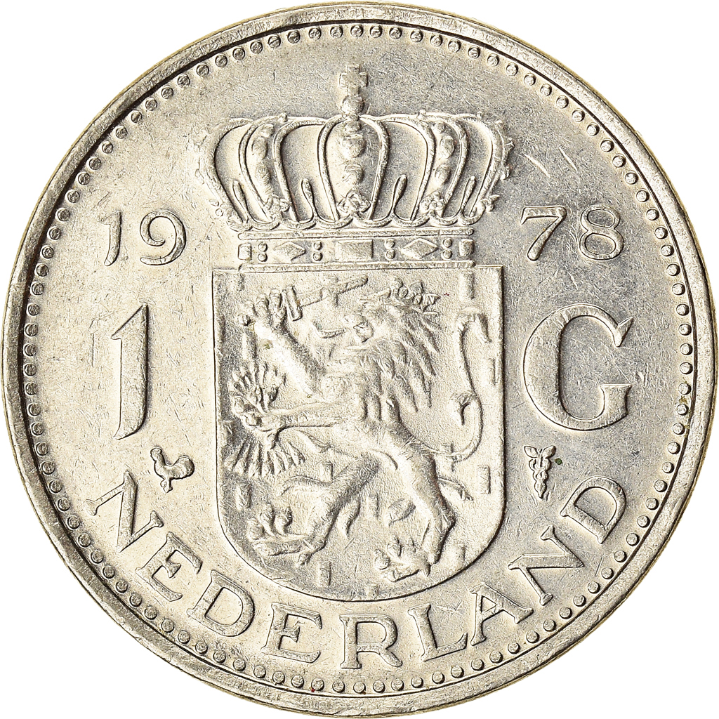 Moneda, Países Bajos, Gulden, 1978