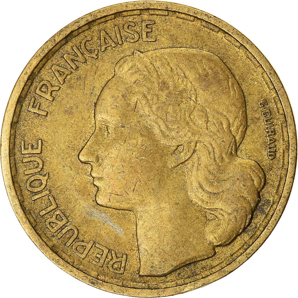 Moneda, Francia, 10 Francs, 1955