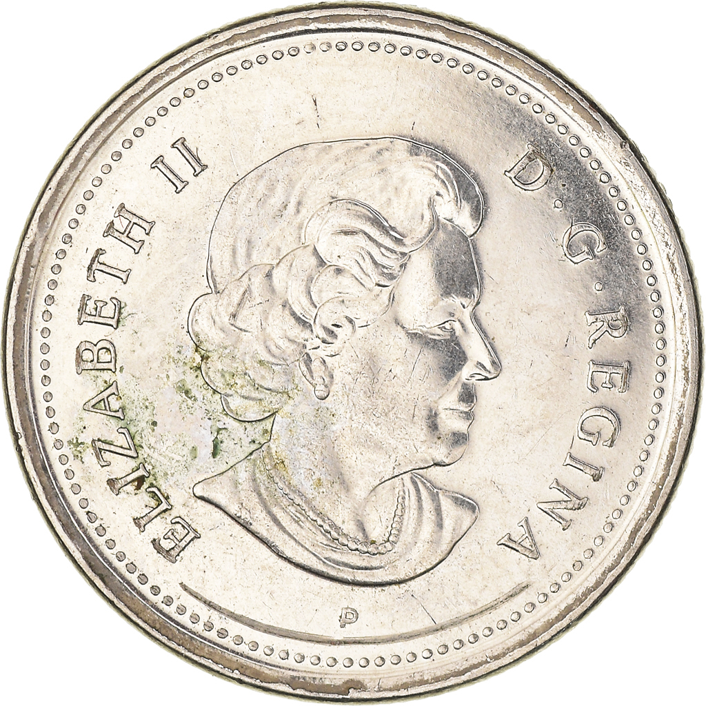 Moneda, Canadá, 25 Cents, 2006