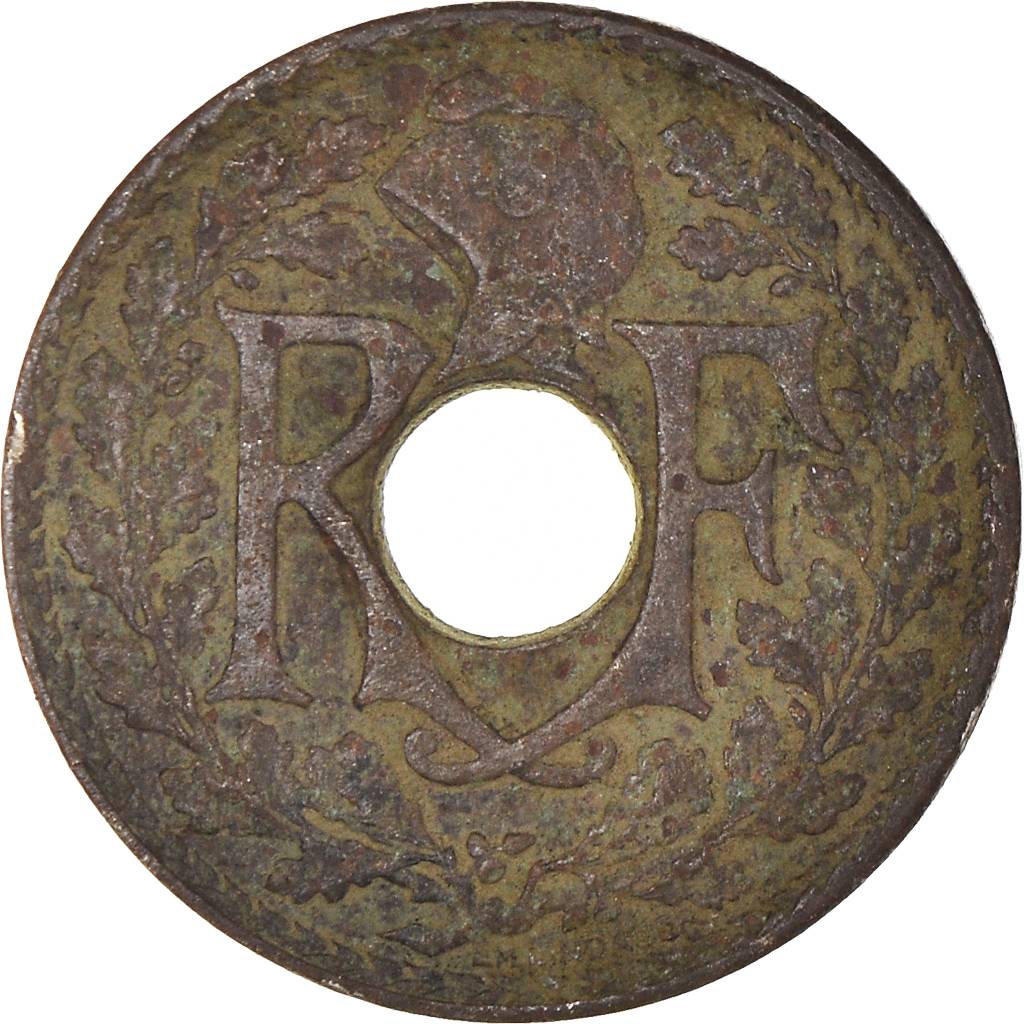 Moneda, Francia, 5 Centimes, 1934