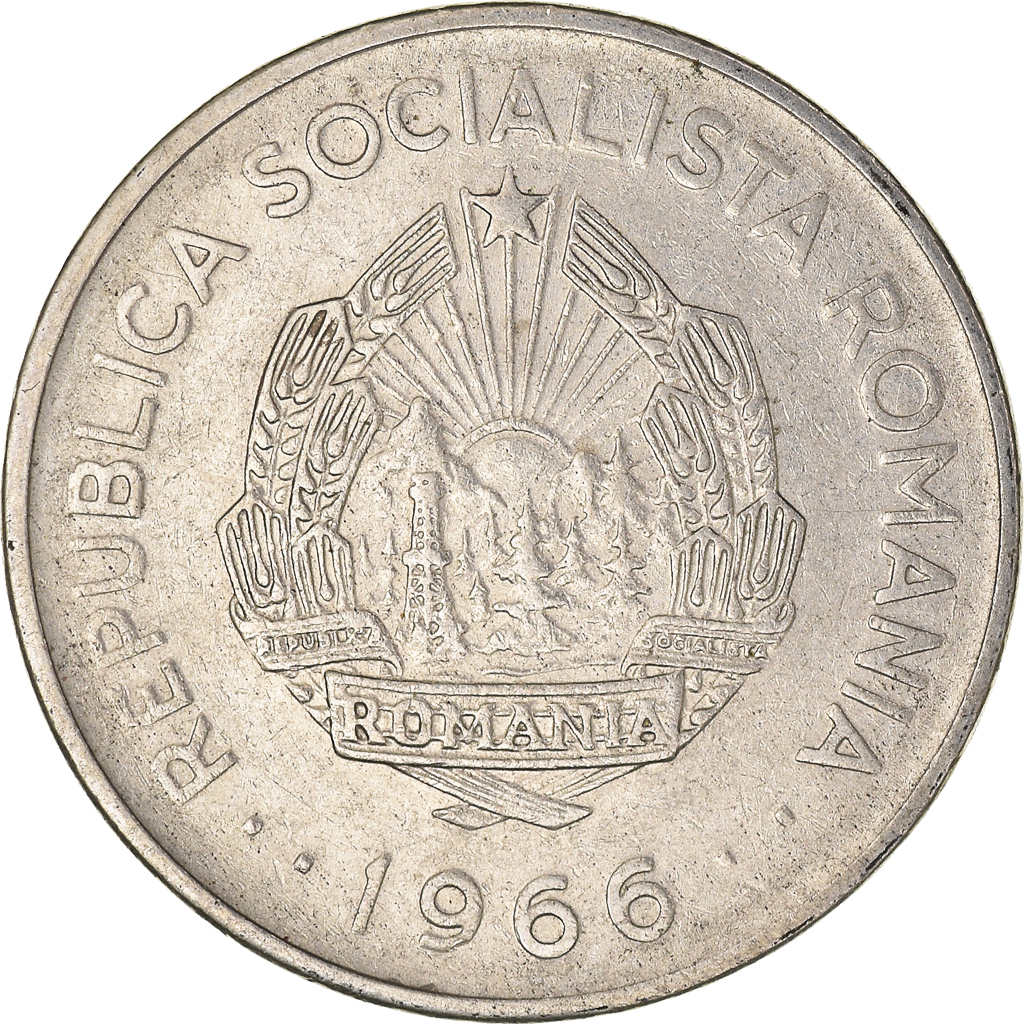 Moneda, Rumanía, Leu, 1966