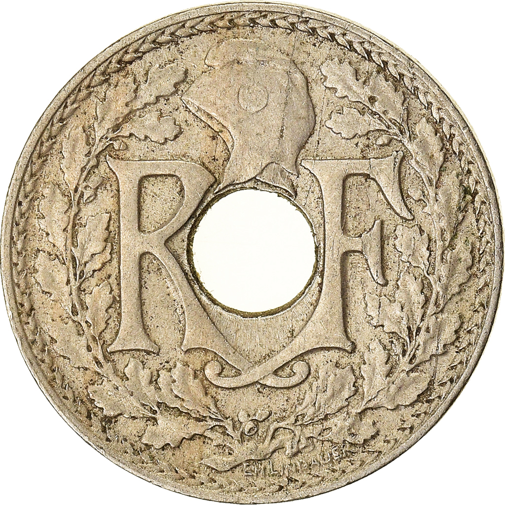 Moneda, Francia, 5 Centimes, 1919