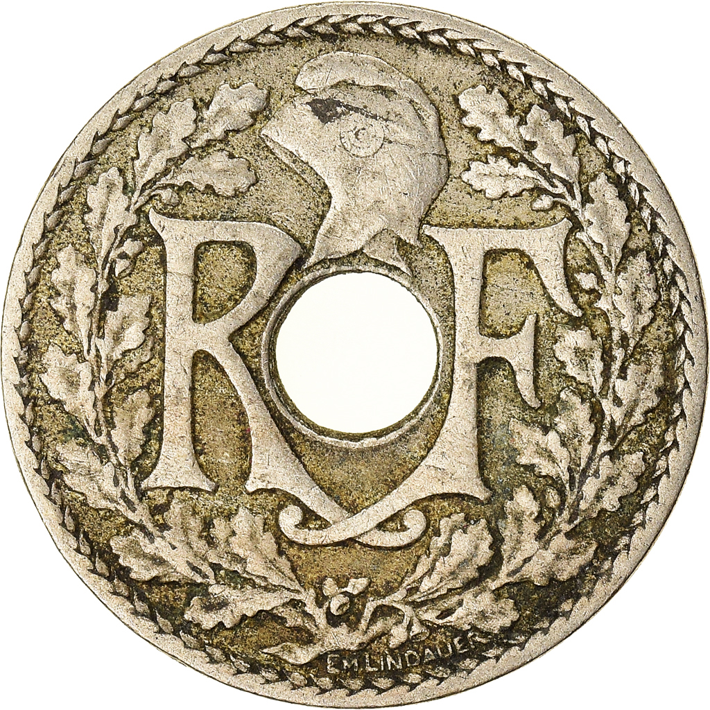 Moneda, Francia, 10 Centimes, 1924