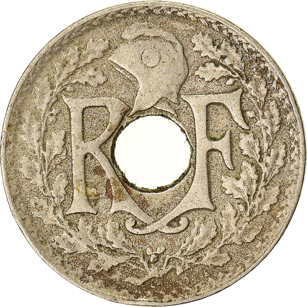 Moneda, Francia, 5 Centimes, 1918