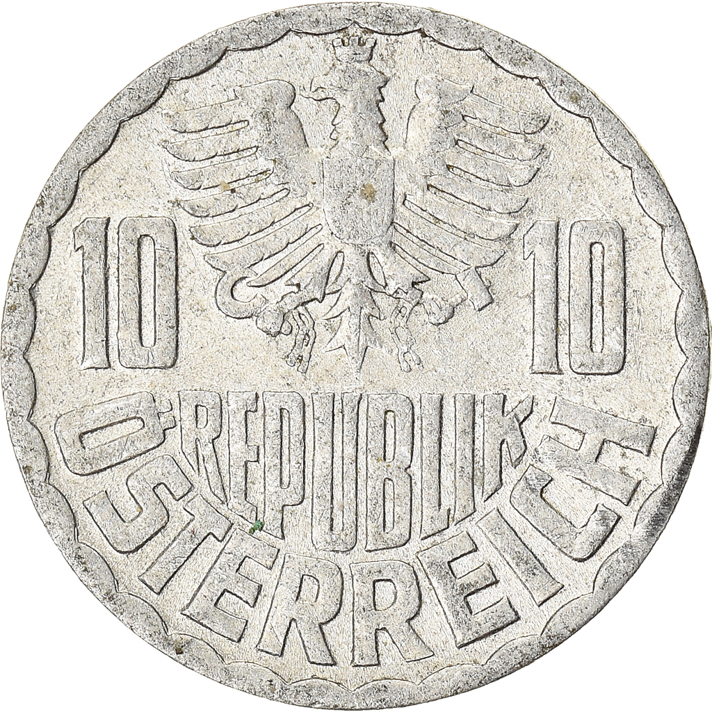 Moneda, Austria, 10 Groschen, 1972