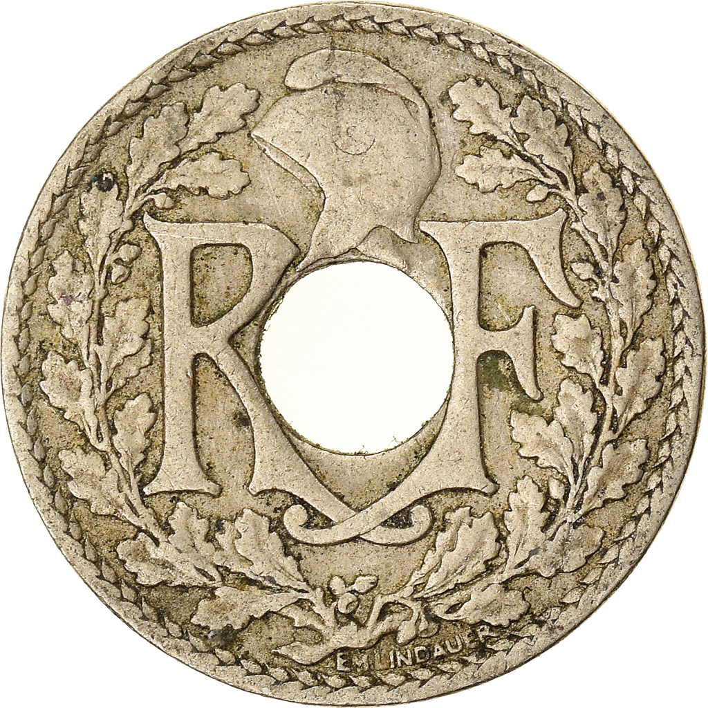 Moneda, Francia, 10 Centimes, 1923