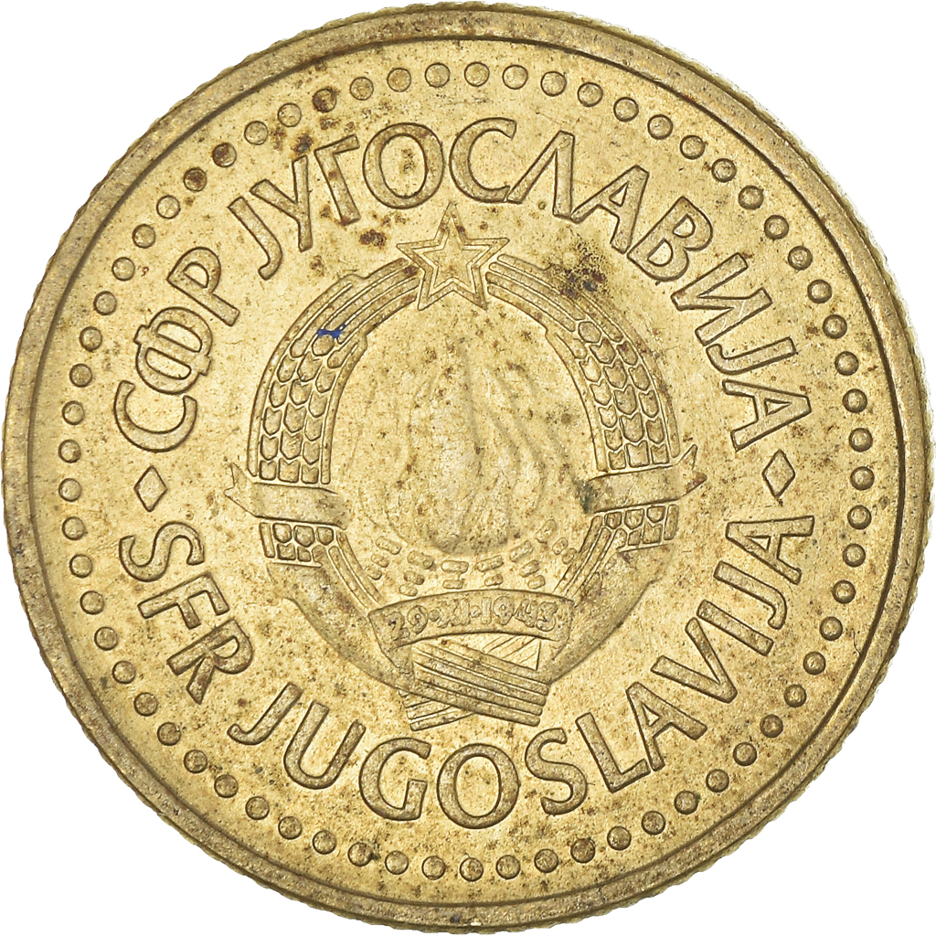 Moneda, Yugoslavia, Dinar, 1986
