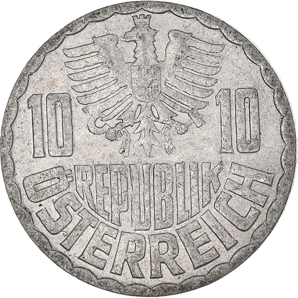 Moneda, Austria, 10 Groschen, 1973