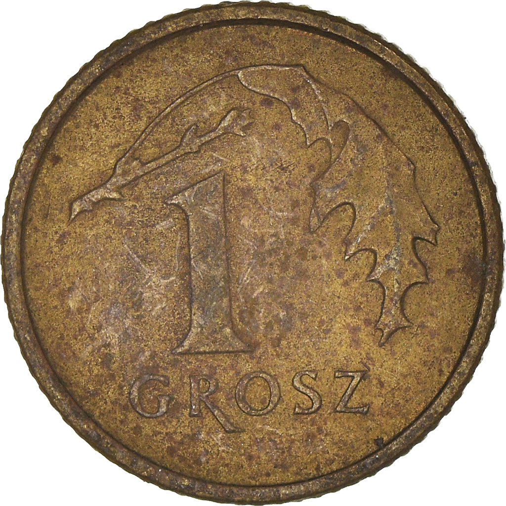 Moneda, Polonia, Grosz, 1997