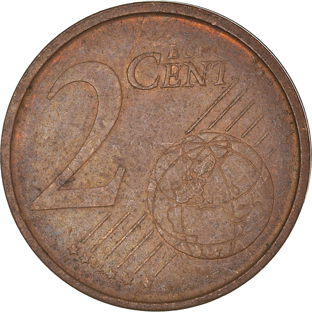 Moneda, España, 2 Euro Cent, 2000