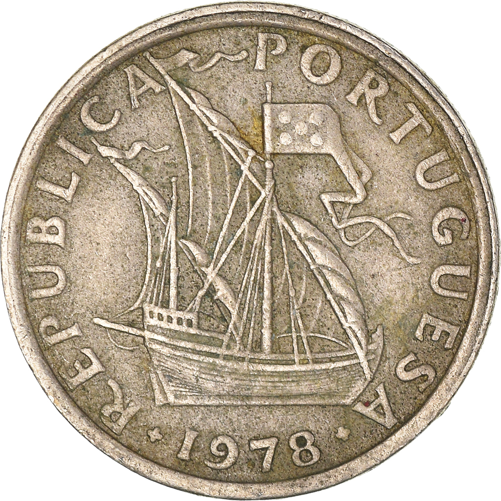 Moneda, Portugal, 2-1/2 Escudos, 1978