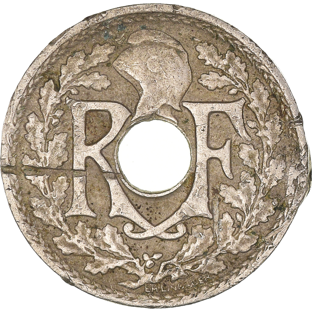 Moneda, Francia, 5 Centimes, 1923