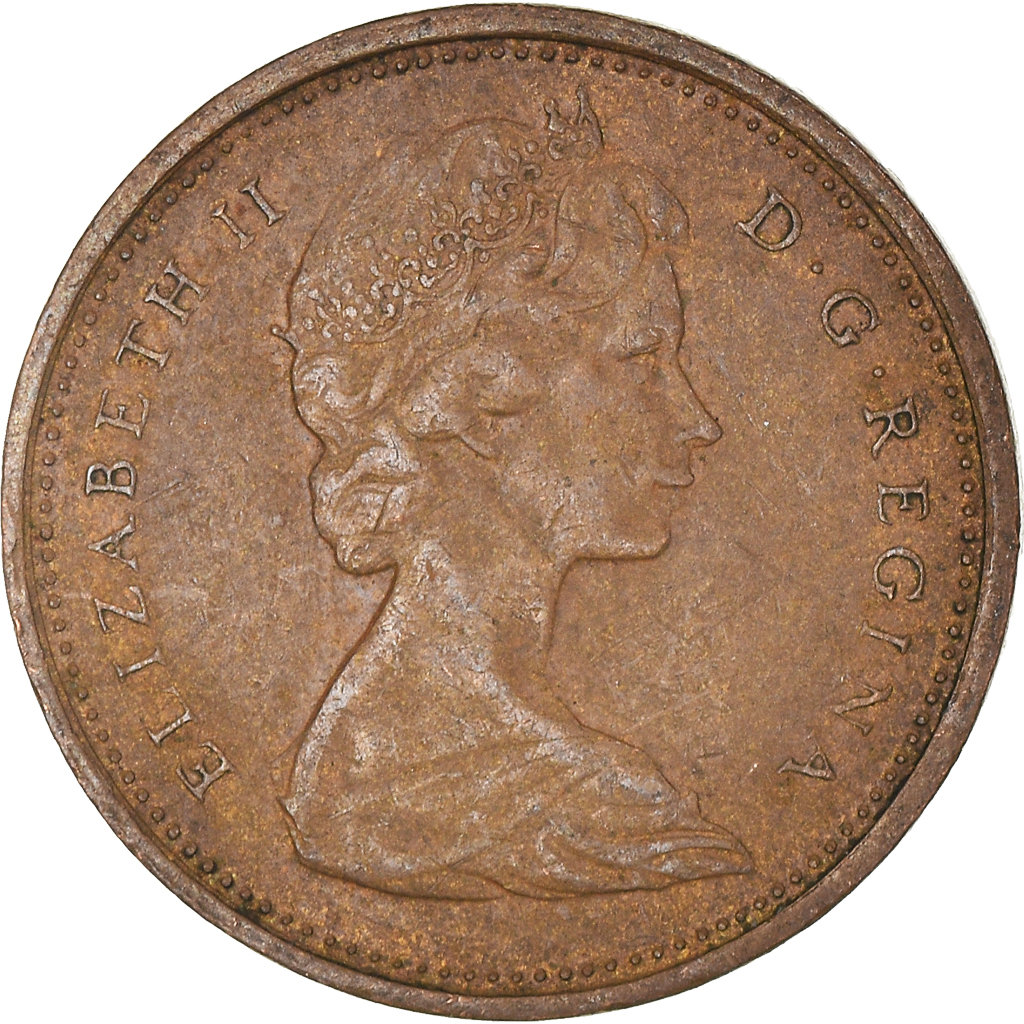 Moneda, Canadá, Cent, 1970