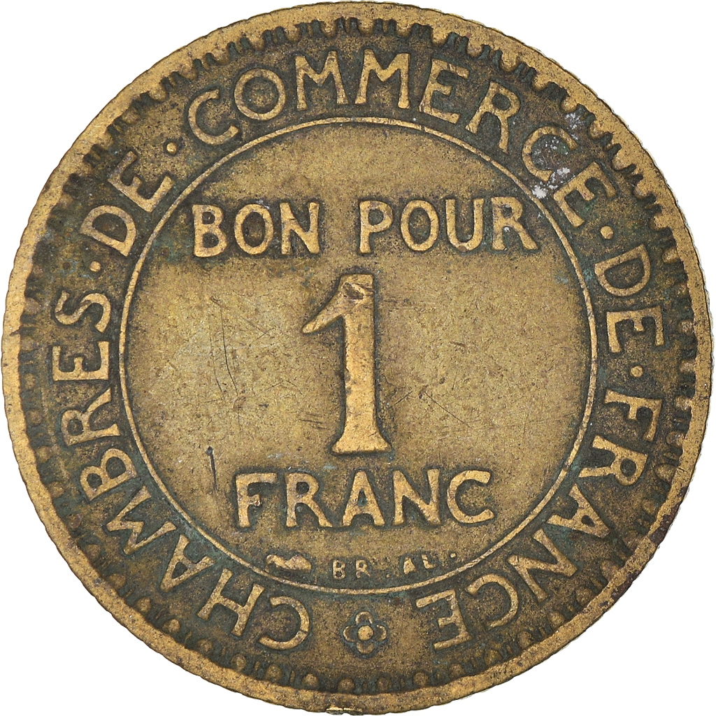 Moneda, Francia, Franc, 1923
