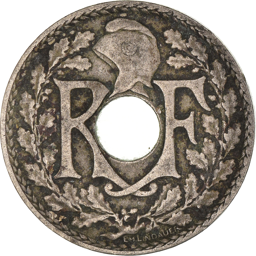 Moneda, Francia, 10 Centimes, 1921