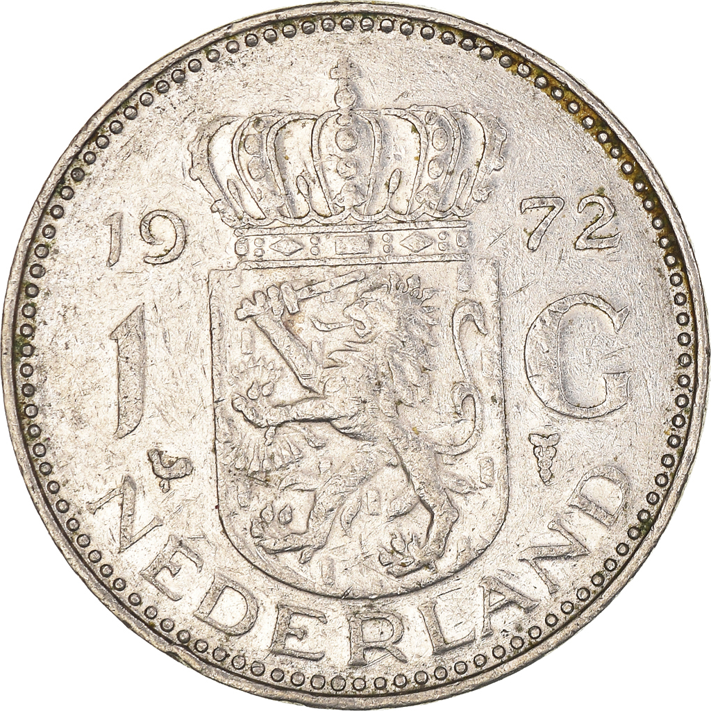 Moneda, Países Bajos, Gulden, 1972