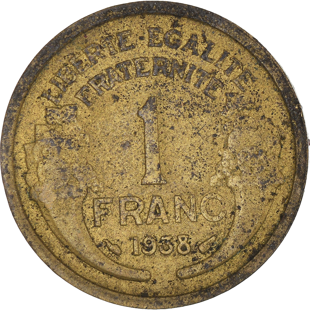 Moneda, Francia, Franc, 1938