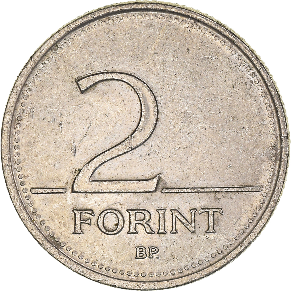 Moneda, Hungría, 2 Forint, 1995