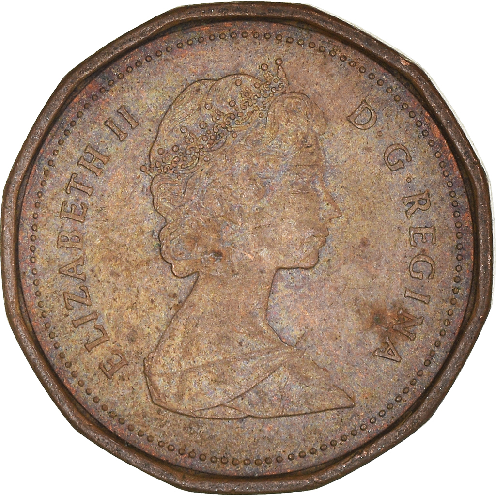Moneda, Canadá, Cent, 1989