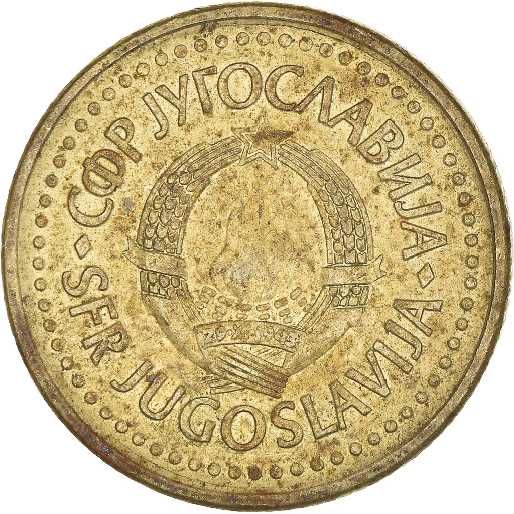 Moneda, Yugoslavia, Dinar, 1985