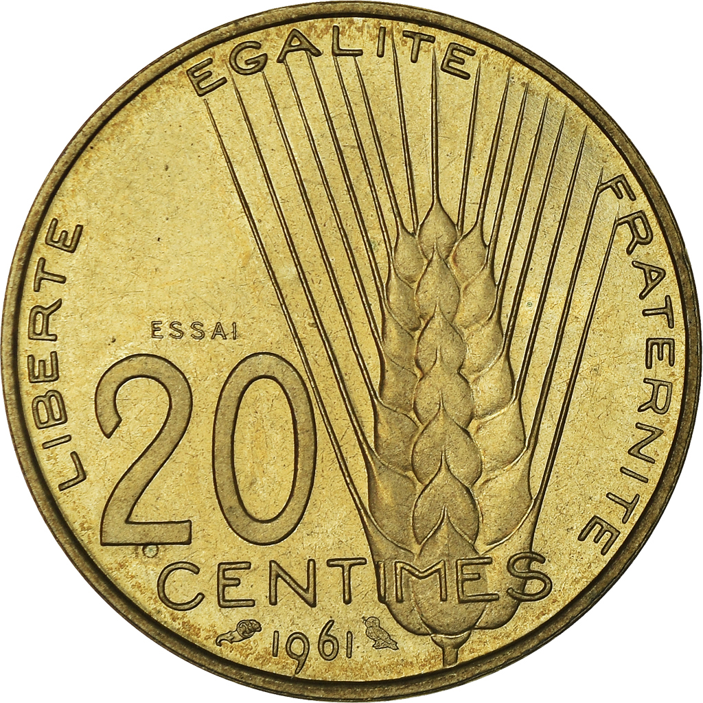 Coin, France, 20 Centimes, 1961, Paris, , Cupro-nickel, Gadoury:327