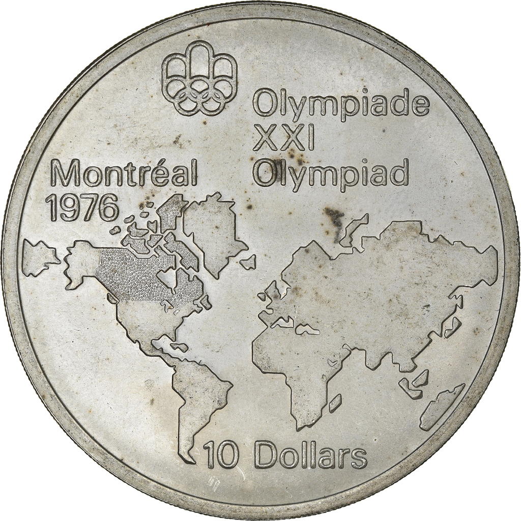 Coin, Canada, Elizabeth II, 10 Dollars, 1973, Royal Canadian Mint, Ottawa