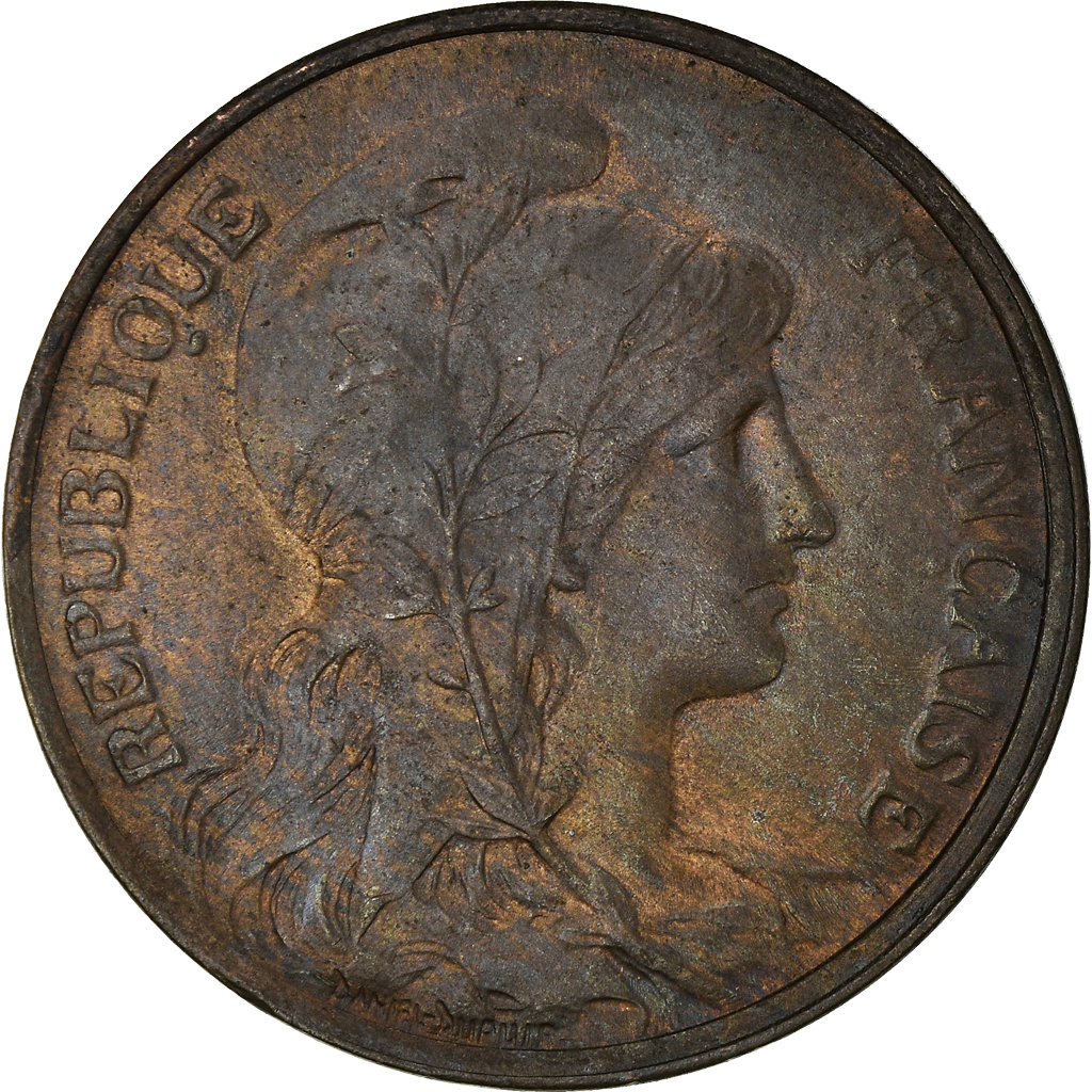 Coin, France, Dupuis, 5 Centimes, 1916, Paris, , Bronze, KM:842