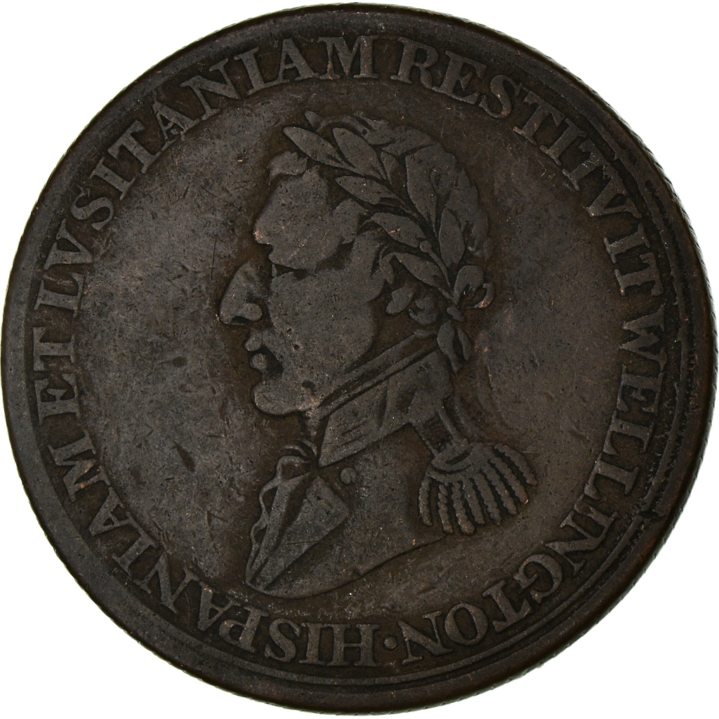 France, Token, Wellington, Victoire à Salamanque, 1812, , Bronze