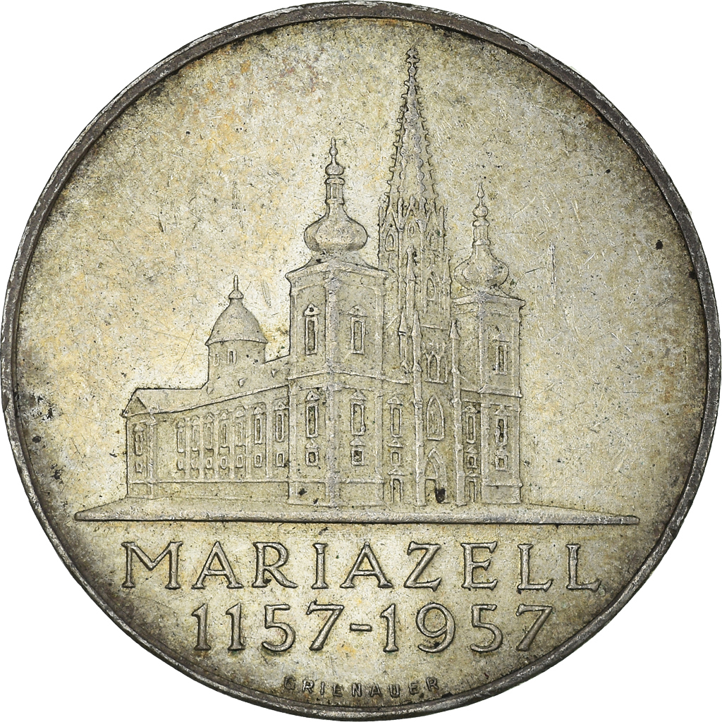 Coin, Austria, 25 Schilling, 1957, , Silver, KM:2883