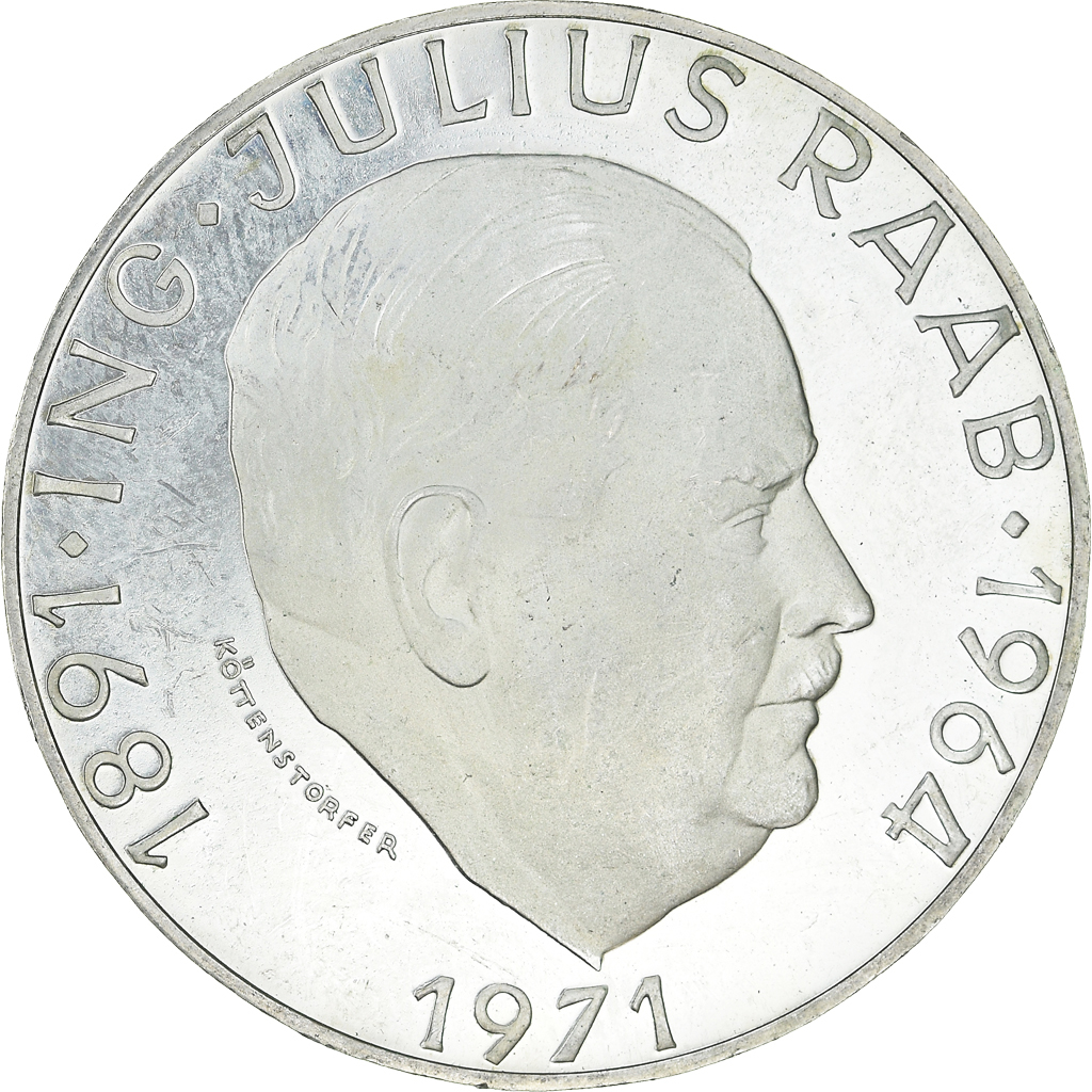 Coin, Austria, 50 Schilling, 1971, Proof, , Silver, KM:2911