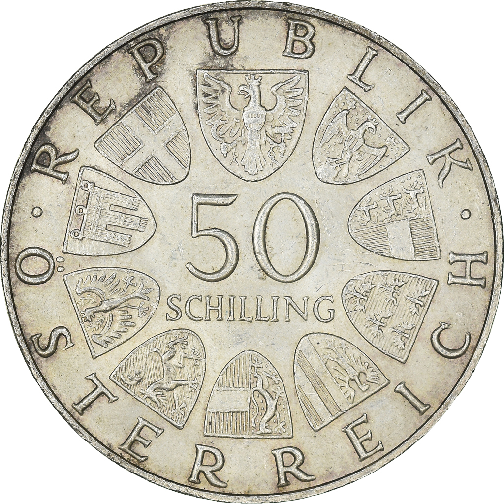 Austria, 50 Schilling, 1969, , Silver, KM:2906