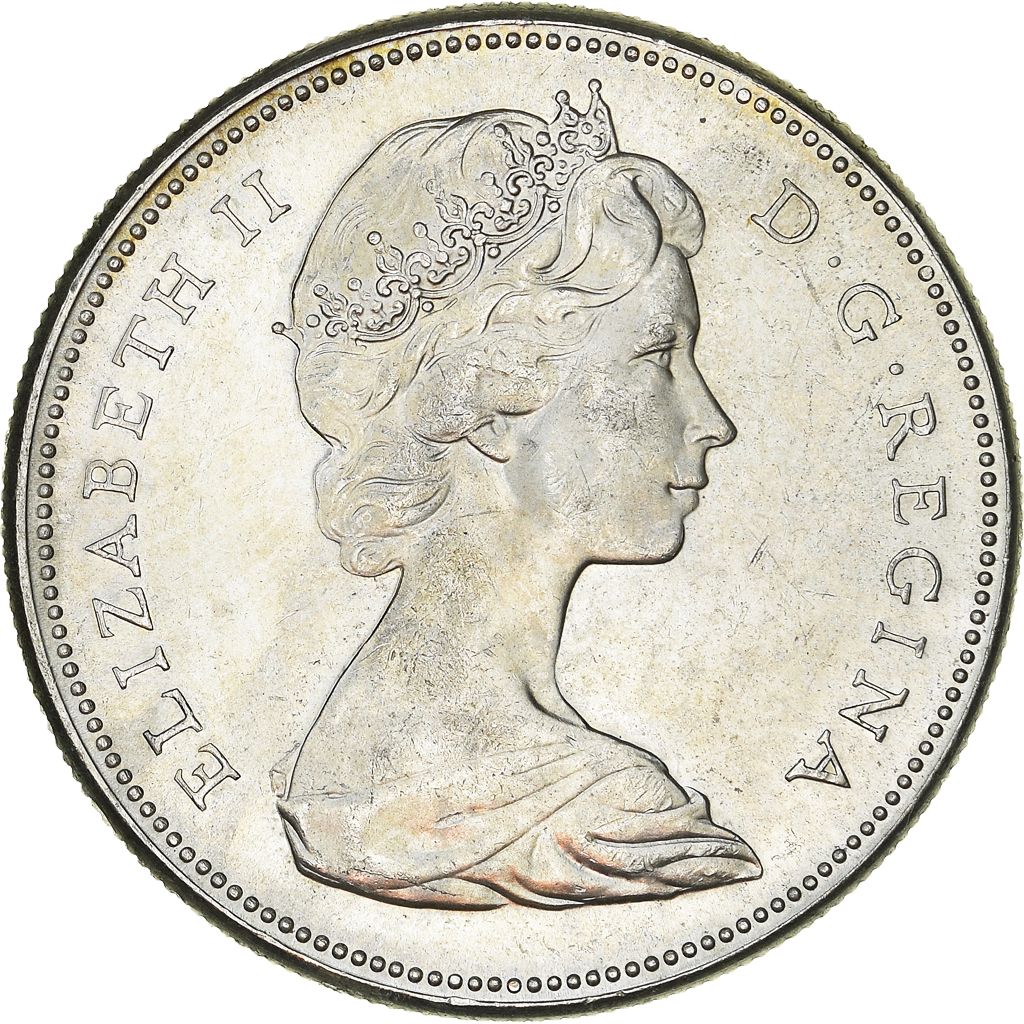 Coin, Canada, Elizabeth II, Dollar, 1967, Royal Canadian Mint, Ottawa