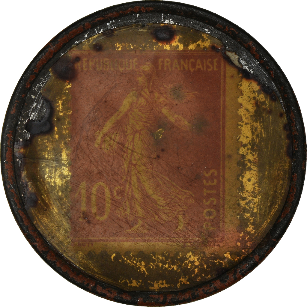 Coin, France, Peinture Matolin, 10 Centimes, Timbre-Monnaie, , Métal