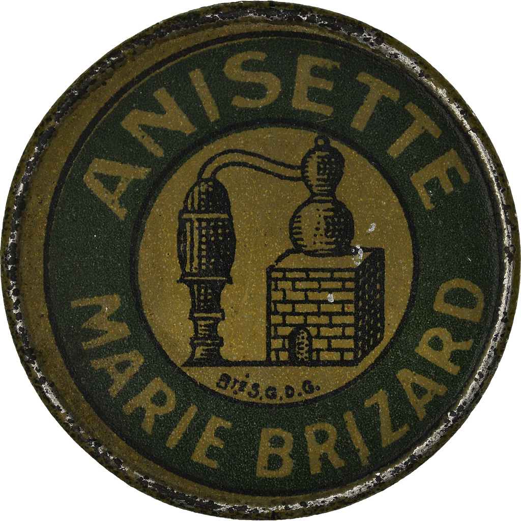 Coin, France, Anisette, Marie Brizard, 5 Centimes, Timbre-Monnaie, 