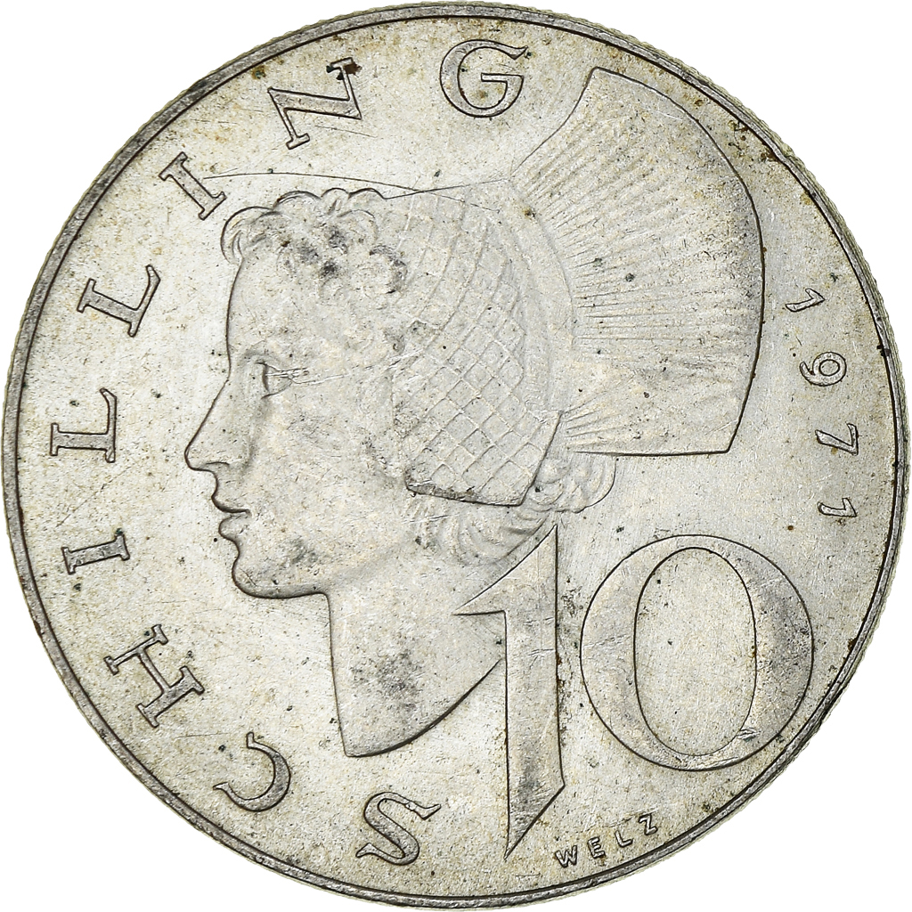 Coin, Austria, 10 Schilling, 1971, , Silver, KM:2882