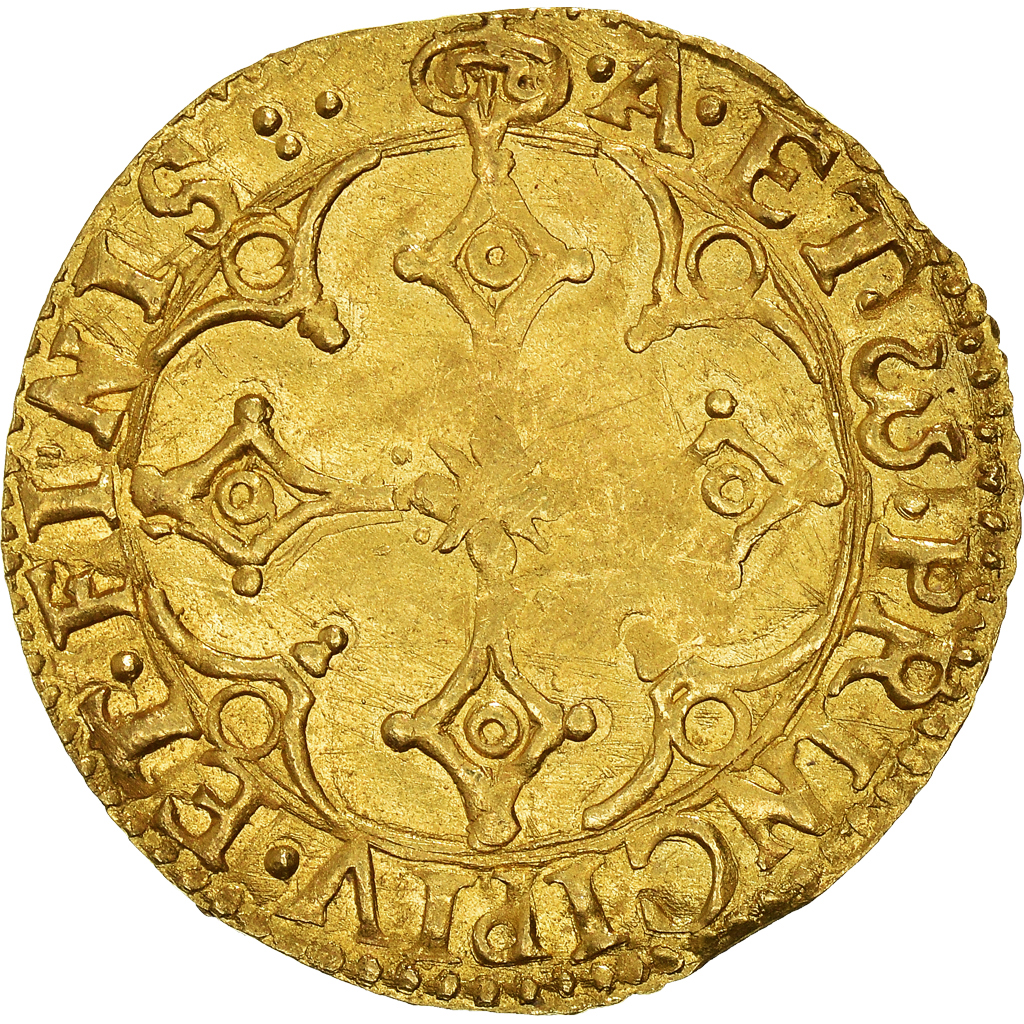Republic of Siena, Scudo d'Oro, ca. 1536, Siena, Gold, SS+