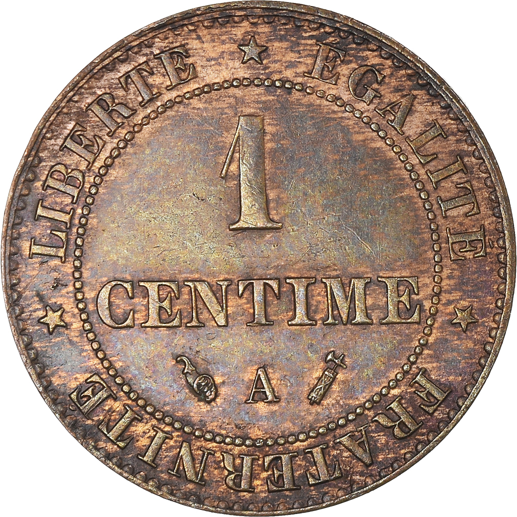 Coin, France, Cérès, Centime, 1893, Paris, , Bronze, KM:826.1