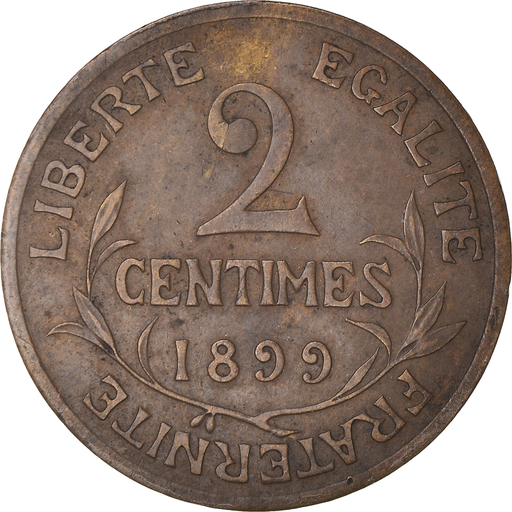 Coin, France, Dupuis, 2 Centimes, 1899, Paris, , Bronze, KM:841